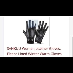 Women lite leather gloves